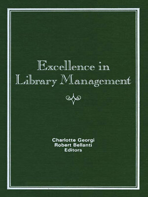 cover image of Excellence in Library Management